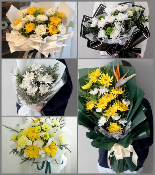江苏宿迁宿豫区井头乡白事花束代送